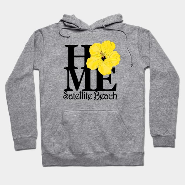 HOME Satellite Beach Yellow Hibiscus Hoodie by SatelliteBeach